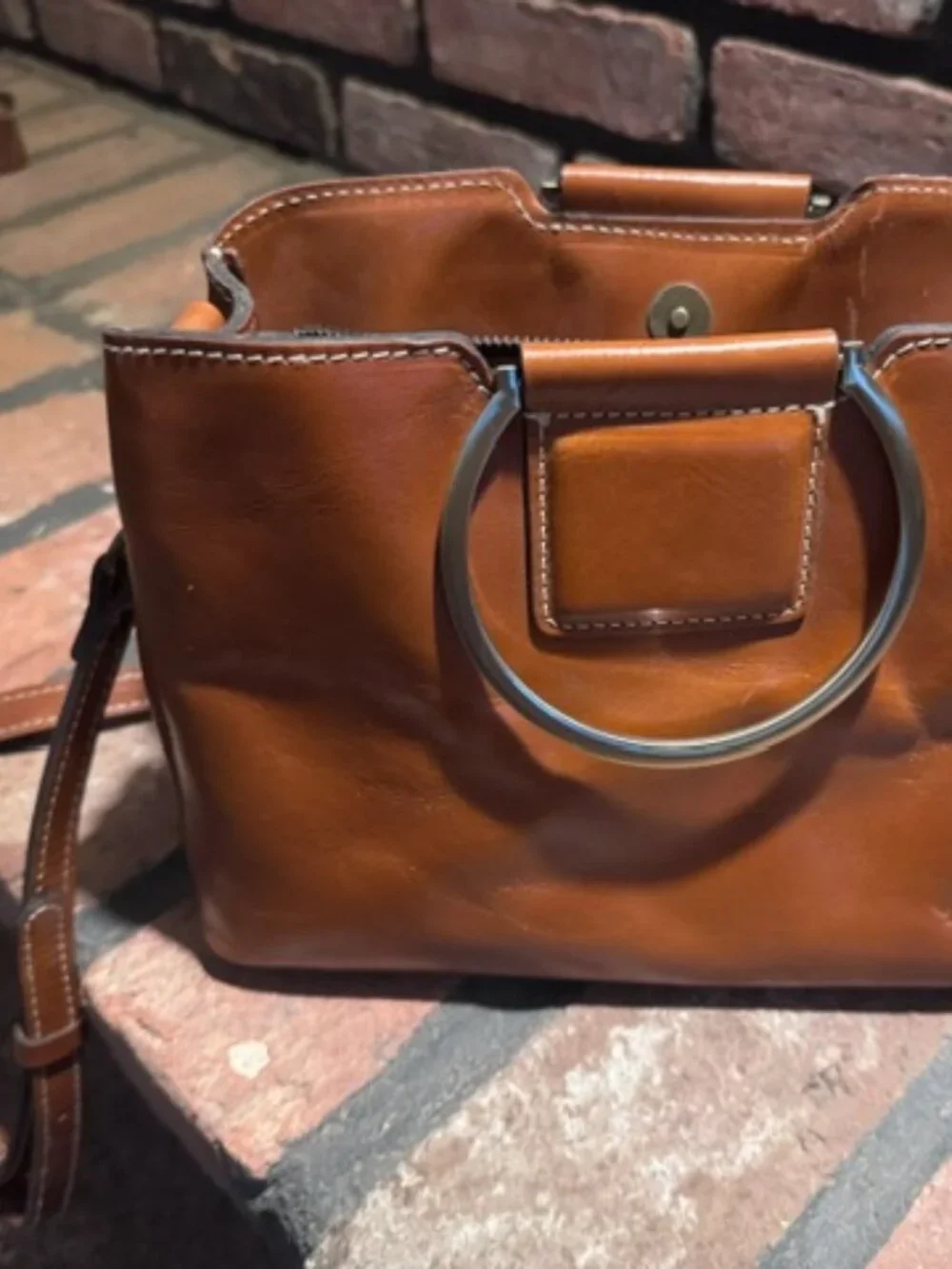 Patricia Nash Empoli Leather Satchel
